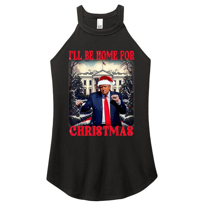 I Ll Be Home For Christmas Trump Women's Perfect Tri Rocker Tank