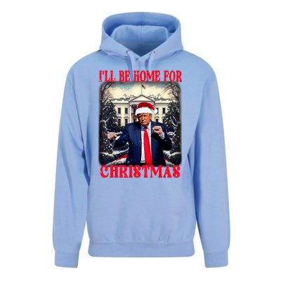 I Ll Be Home For Christmas Trump Unisex Surf Hoodie