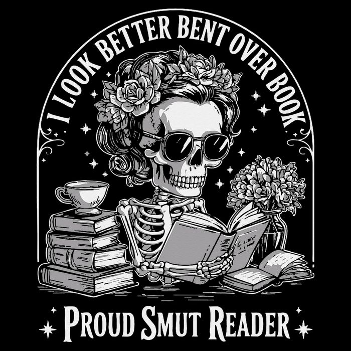 I Look Better Bent Over A Book Smut Reader Drawstring Bag