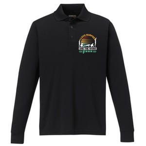 I Love Burpees Design For Aerobic Workout Gift Performance Long Sleeve Polo