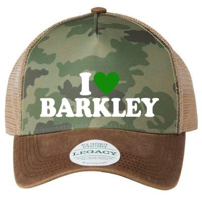 I Love Barkley St Patricks Day I Heart Barkley Legacy Tie Dye Trucker Hat