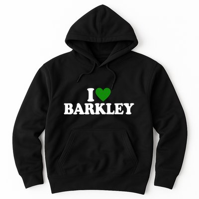 I Love Barkley St Patricks Day I Heart Barkley Hoodie