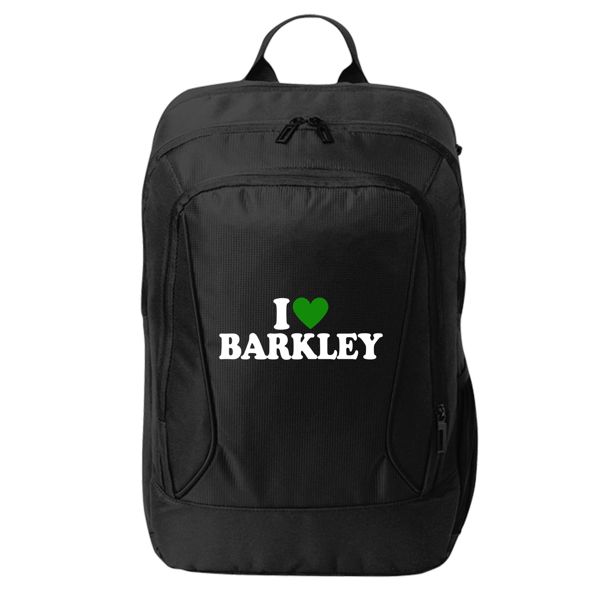 I Love Barkley St Patricks Day I Heart Barkley City Backpack