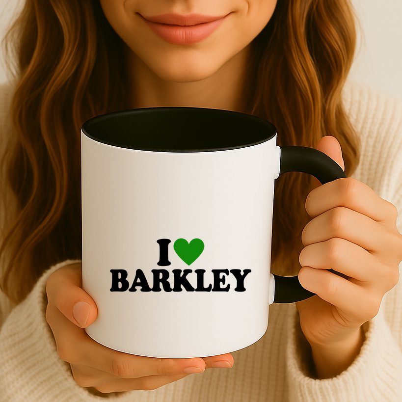 I Love Barkley St Patricks Day I Heart Barkley Mug