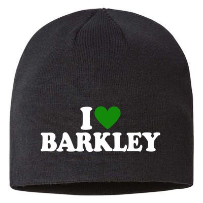 I Love Barkley St Patricks Day I Heart Barkley Sustainable Beanie