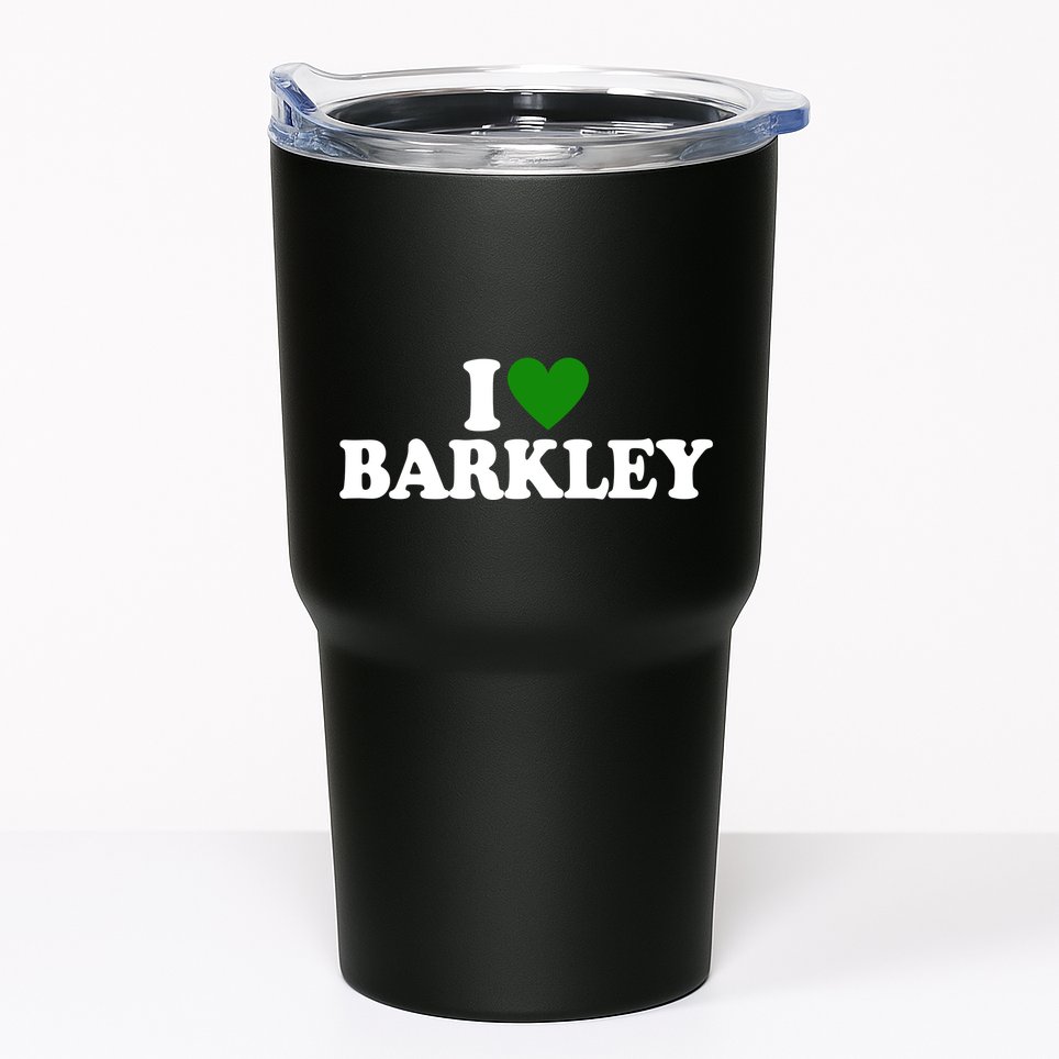 I Love Barkley St Patricks Day I Heart Barkley Tumbler