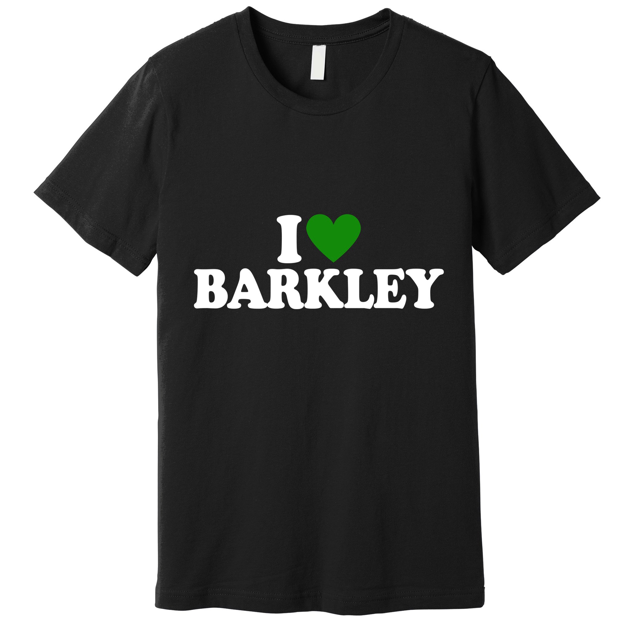 I Love Barkley St Patricks Day I Heart Barkley Premium T-Shirt