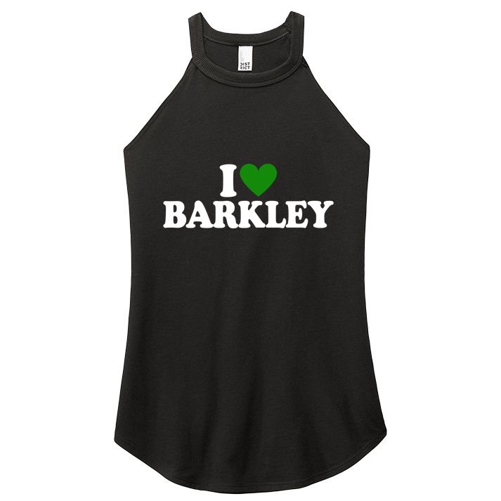 I Love Barkley St Patricks Day I Heart Barkley Women's Perfect Tri Rocker Tank