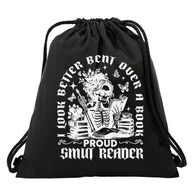 I Look Better Bent Over A Book Smut Reader Drawstring Bag
