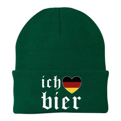 Ich Liebe Bier German Flag Oktoberfest Costume Beer Festival Knit Cap Winter Beanie