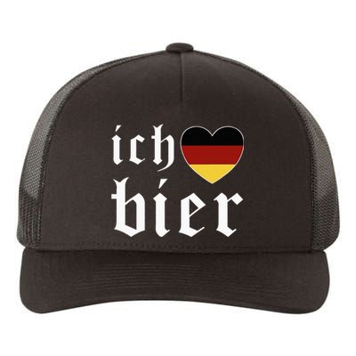 Ich Liebe Bier German Flag Oktoberfest Costume Beer Festival Yupoong Adult 5-Panel Trucker Hat