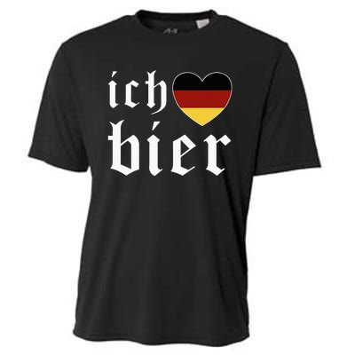 Ich Liebe Bier German Flag Oktoberfest Costume Beer Festival Cooling Performance Crew T-Shirt