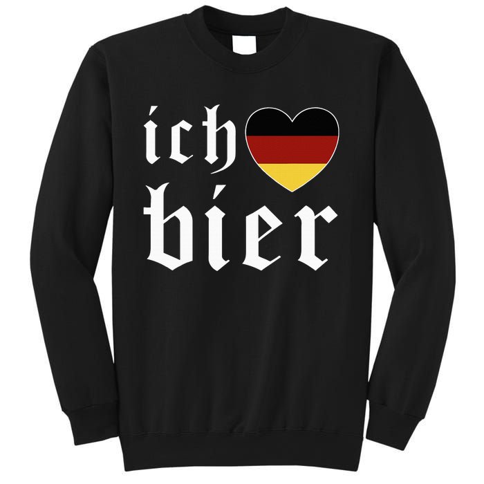 Ich Liebe Bier German Flag Oktoberfest Costume Beer Festival Sweatshirt