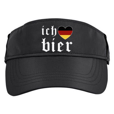 Ich Liebe Bier German Flag Oktoberfest Costume Beer Festival Adult Drive Performance Visor