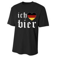 Ich Liebe Bier German Flag Oktoberfest Costume Beer Festival Performance Sprint T-Shirt