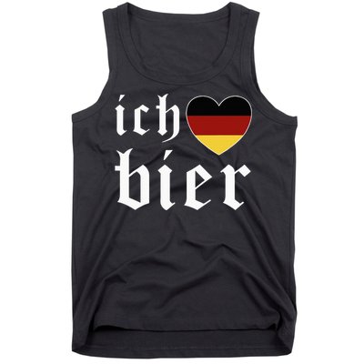 Ich Liebe Bier German Flag Oktoberfest Costume Beer Festival Tank Top