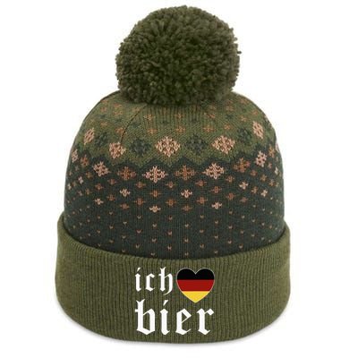 Ich Liebe Bier German Flag Oktoberfest Costume Beer Festival The Baniff Cuffed Pom Beanie