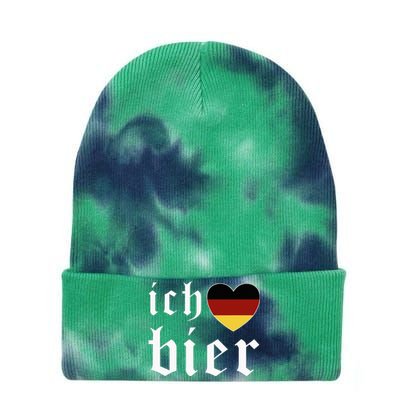 Ich Liebe Bier German Flag Oktoberfest Costume Beer Festival Tie Dye 12in Knit Beanie