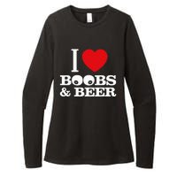 I Love Boobs And Beer Womens CVC Long Sleeve Shirt