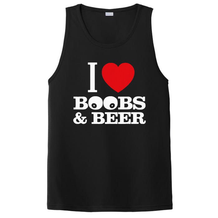 I Love Boobs And Beer PosiCharge Competitor Tank