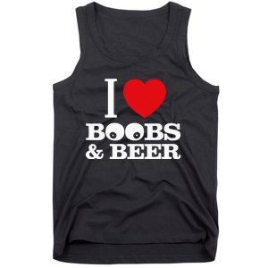 I Love Boobs And Beer Tank Top