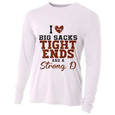 I Love Big Sacks Tight Ends And A Strong D Cooling Performance Long Sleeve Crew