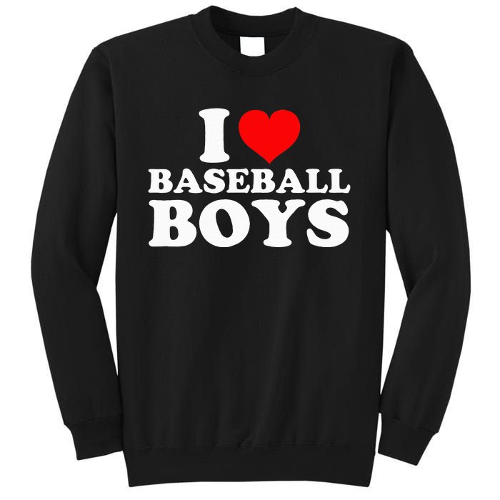 I Love Baseball I Heart Baseball Funny Sweatshirt