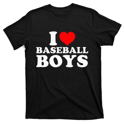 I Love Baseball I Heart Baseball Funny T-Shirt