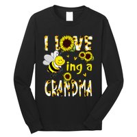 I Love Being A Grandma Sunflower Bee Mothers Day Long Sleeve Shirt