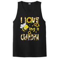 I Love Being A Grandma Sunflower Bee Mothers Day PosiCharge Competitor Tank