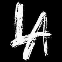 Interlocking La Brush Design Los Angeles California Cooling Performance Crew T-Shirt