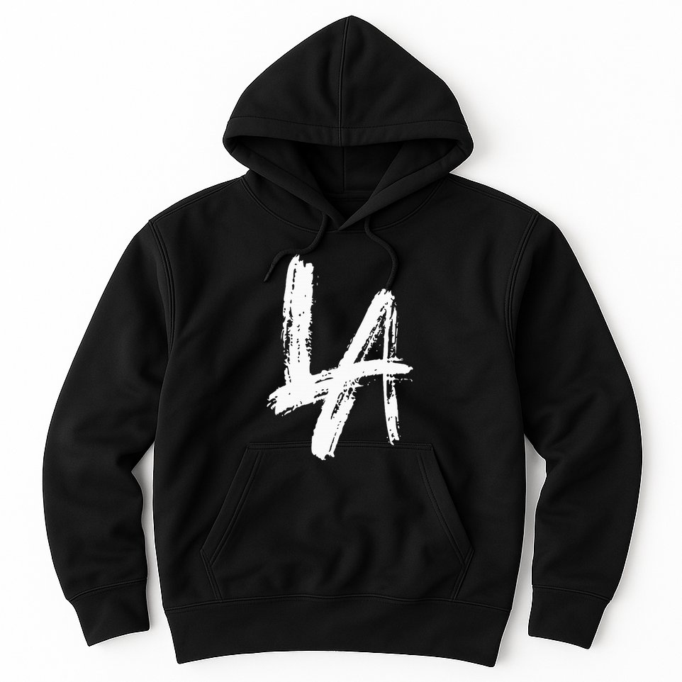 Interlocking La Brush Design Los Angeles California Hoodie
