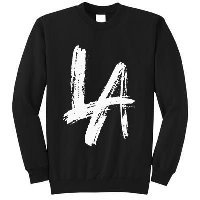 Interlocking La Brush Design Los Angeles California Sweatshirt