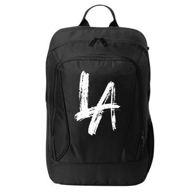 Interlocking La Brush Design Los Angeles California City Backpack