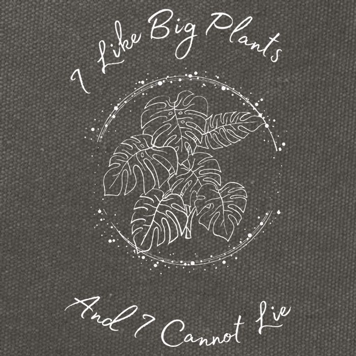 I Like Big Plants And I Cannot Lie Cotton Canvas Backpack