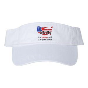 I Love Bush The Pussy Not The President Valucap Bio-Washed Visor