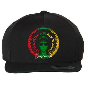 I Love Being A Black Engineer Black History Month Gift Wool Snapback Cap