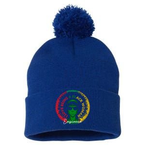 I Love Being A Black Engineer Black History Month Gift Pom Pom 12in Knit Beanie