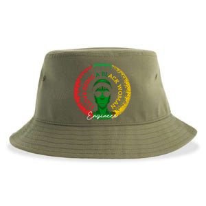 I Love Being A Black Engineer Black History Month Gift Sustainable Bucket Hat