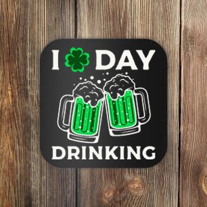 I Love Beer Day funny Drinking St Patricks Day Coaster