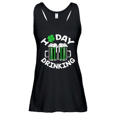 I Love Beer Day funny Drinking St Patricks Day Ladies Essential Flowy Tank