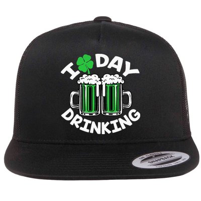 I Love Beer Day funny Drinking St Patricks Day Flatbill Hat
