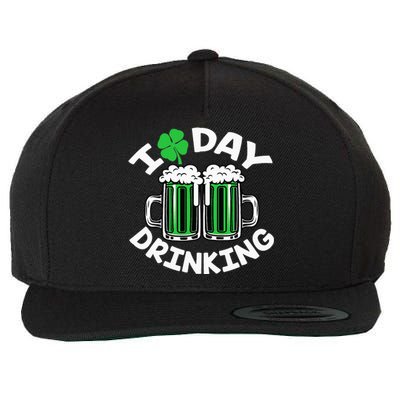 I Love Beer Day funny Drinking St Patricks Day Wool Snapback Cap