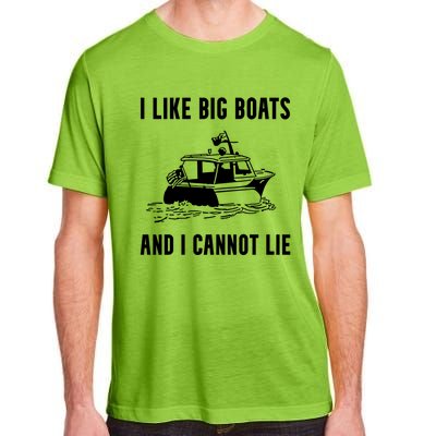 I Like Boats Funny Boat Lover Boater Dad Fishing Boating Gift Adult ChromaSoft Performance T-Shirt