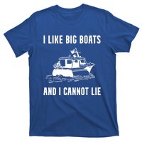 I Like Boats Funny Boat Lover Boater Dad Fishing Boating Gift T-Shirt