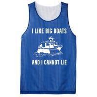 I Like Boats Funny Boat Lover Boater Dad Fishing Boating Gift Mesh Reversible Basketball Jersey Tank