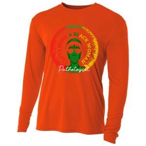 I Love Being A Black Pathologist Black History Month Gift Cooling Performance Long Sleeve Crew