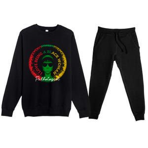 I Love Being A Black Pathologist Black History Month Gift Premium Crewneck Sweatsuit Set