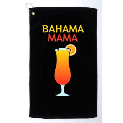 I Love Bahama Mama Always At The Bar With This Cocktail Gift Golf Towel