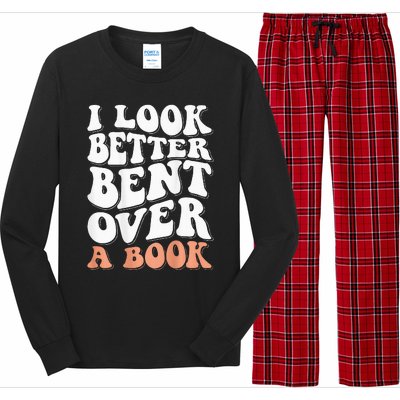 I Look Better Bent Over A Book Long Sleeve Pajama Set